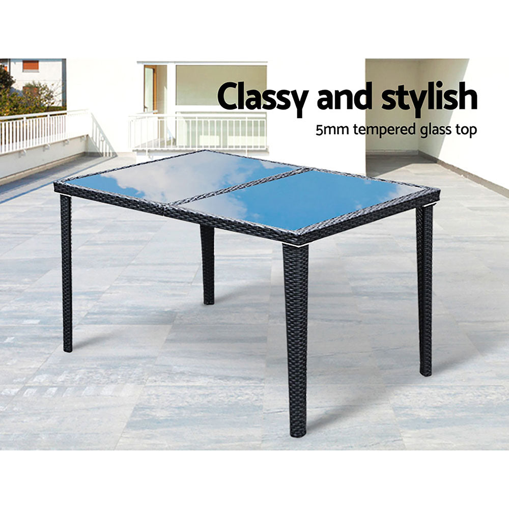 NNEDSZ Outdoor Furniture 7pcs Dining Set