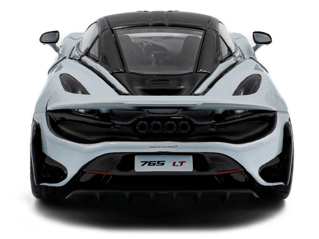 2020 McLaren 765LT Ceramic Gray with Black Top 1/43 Diecast Model Car by Solido
