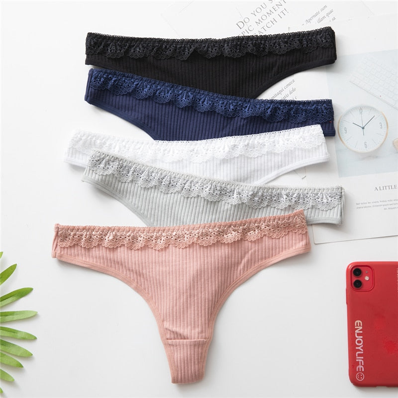 Women's G-String Panty 3 Pcs Set