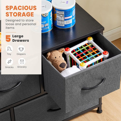 Bedroom Dresser With Anti Tip Premium Organization