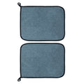 MOTIVITY 2 Pack Microfiber Detailing Cloths - Lint Free, Scratch Free - For Interior and Exterior Car Detailing (11.81" × 15.75")